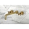 Kingston Brass Roman Tub Faucet, Antique Brass, Wall Mount KS8023DX - alternate 2